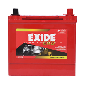 exide eko car battery